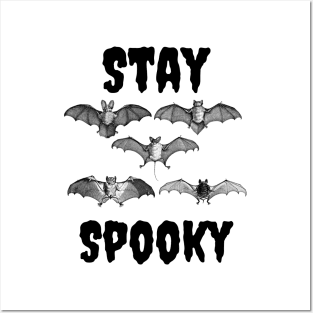 Stay Spooky Cute Bats Posters and Art